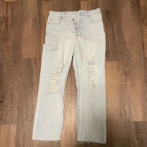 High rise straight wild fable jeans size 6